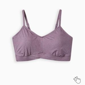 Torrid purple bralette